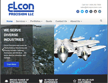 Tablet Screenshot of elconprecision.com